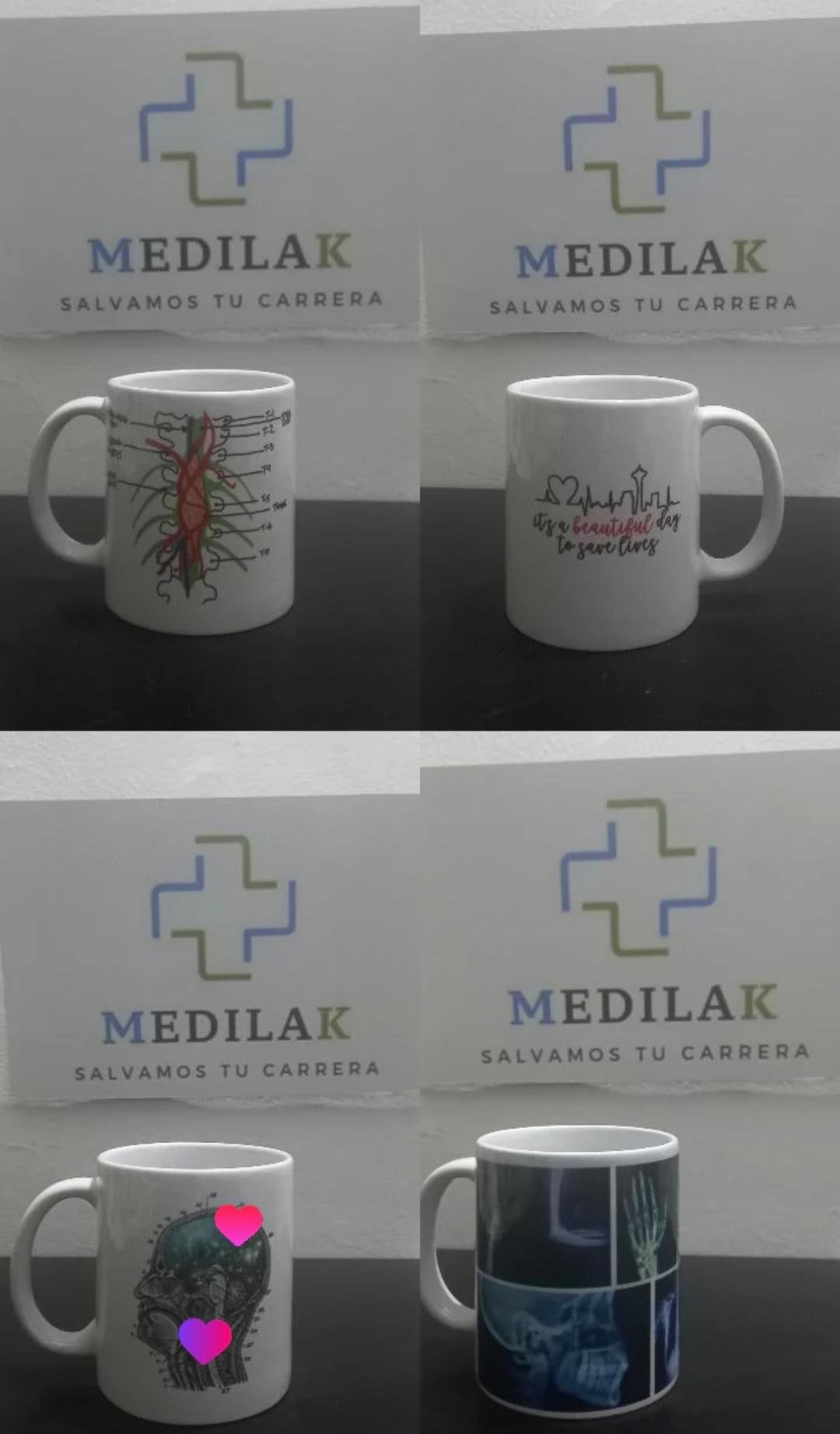 Diseños de tazas anatómicas
