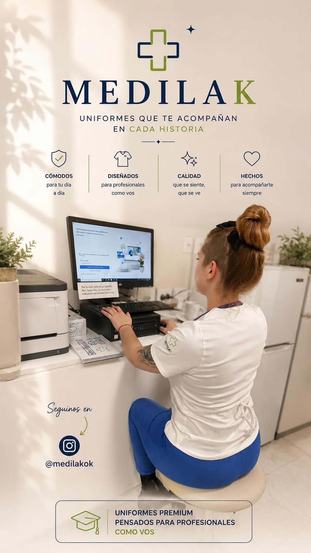 Línea completa de uniformes médicos MEDILAK