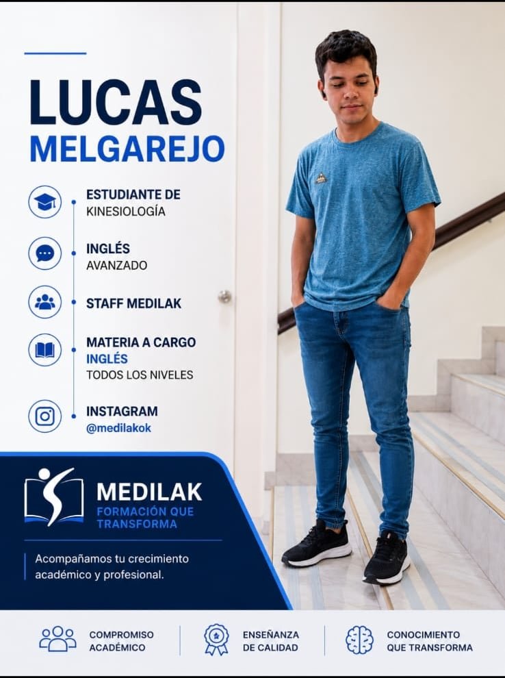 Lucas Melgarejo, Staff MEDILAK